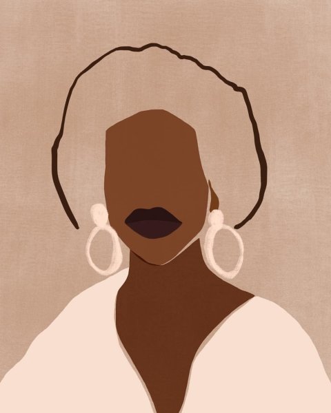 Портрет в стиле Минимализм