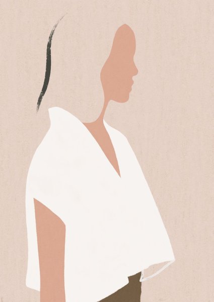 Минималистический портрет