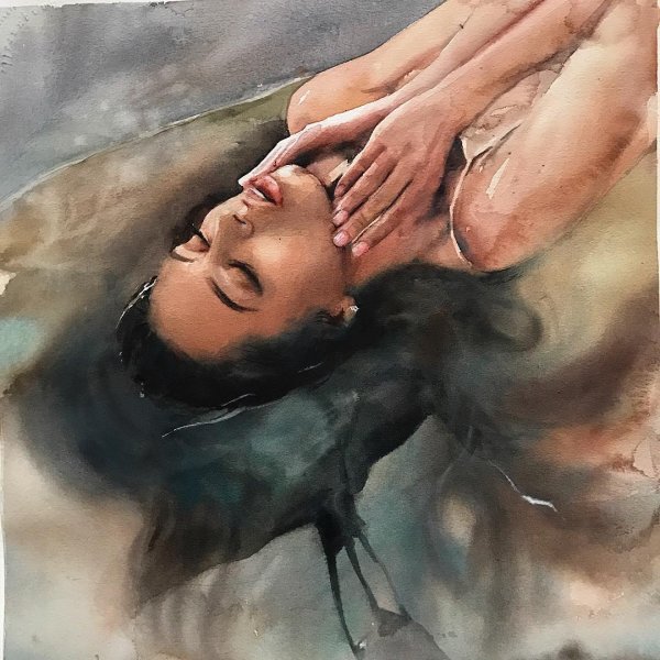 Анна Майорова акварель