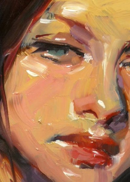 Живопись маслом лицо