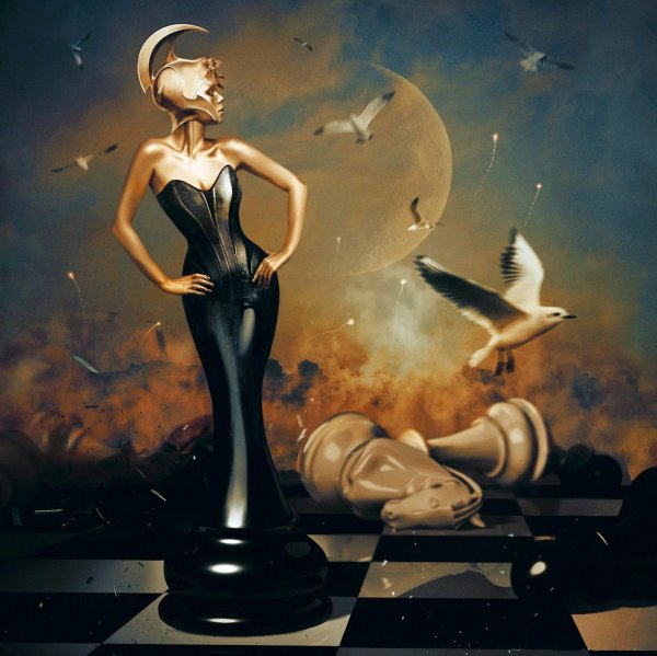 Шахматные фигуры сюрреализм