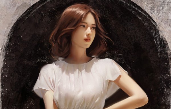 Девушка арт