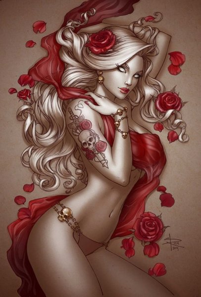 Нарисованные красотки