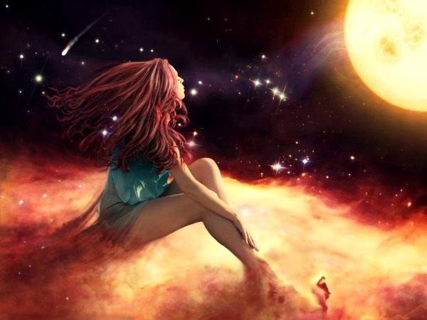 Девушка космос