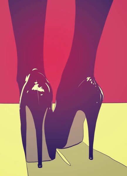 Поп арт туфли