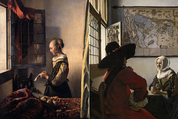 Вермеер офицер и смеющаяся девушка