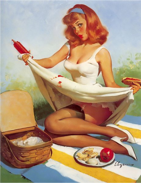 Художник Джил Элвгрен (Gil Elvgren)