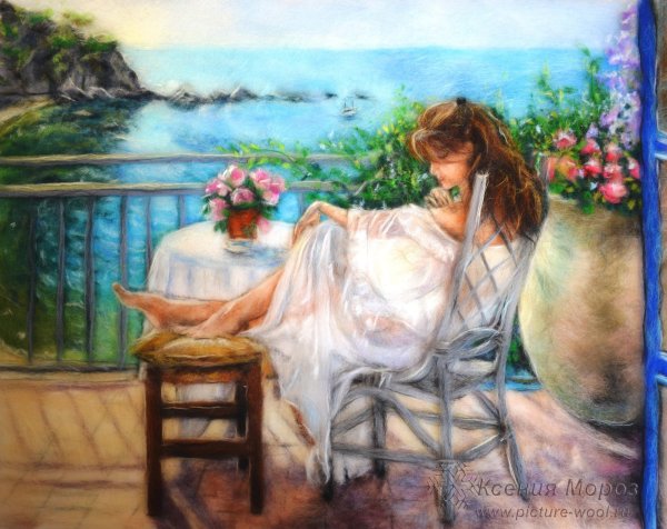 Шерстяная живопись - Ксения Мороз