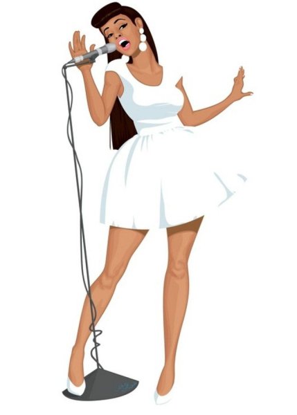 Певица мультяшная