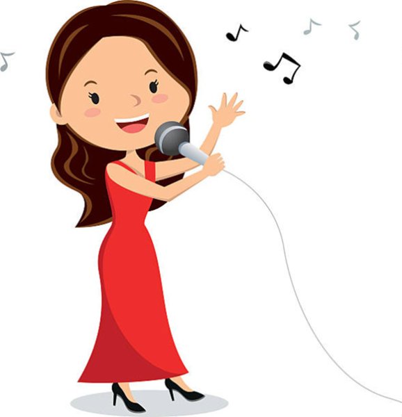 Певица мультяшная