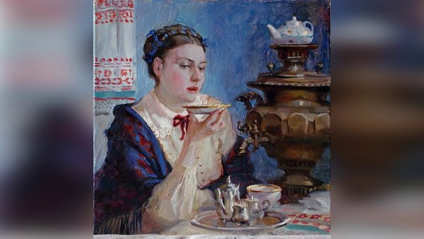 Полина Лучанова чаепитие