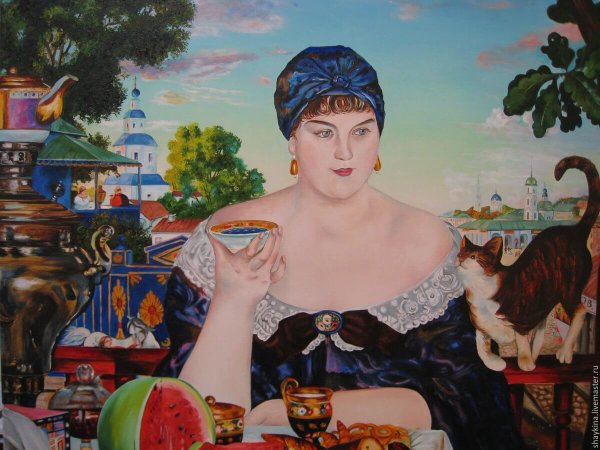 Борис Михайлович Кустодиев Купчиха