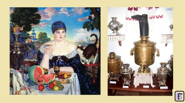 Борис Михайлович Кустодиев Купчиха за чаем