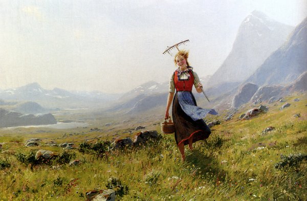 Норвежский художник Hans Dahl