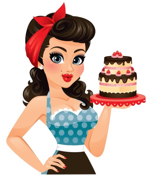 Торт девочка