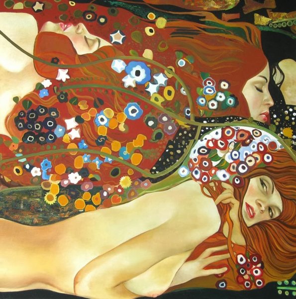 Картина Девы Густав климт