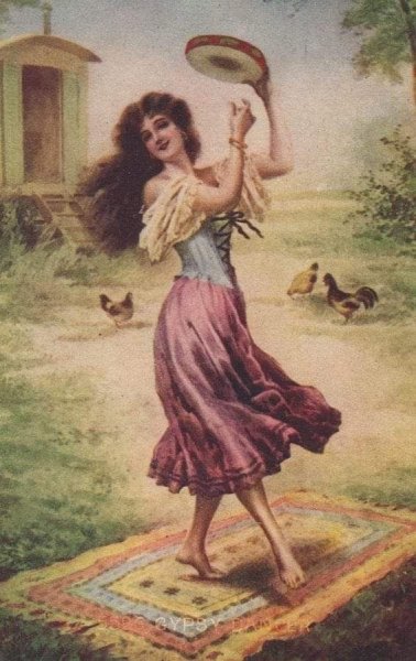 Бубен в картинах художников