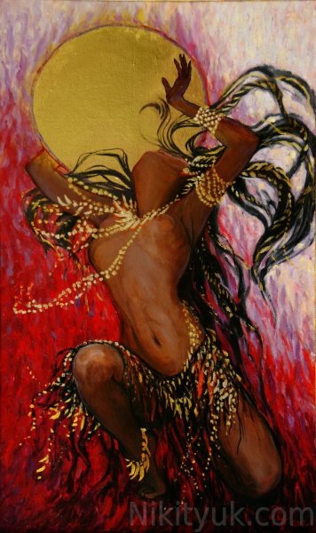 Бубен живопись