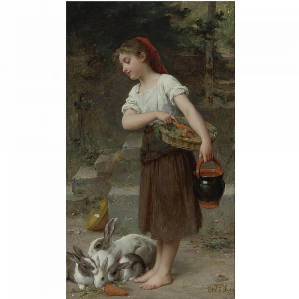 Девушка со сливами