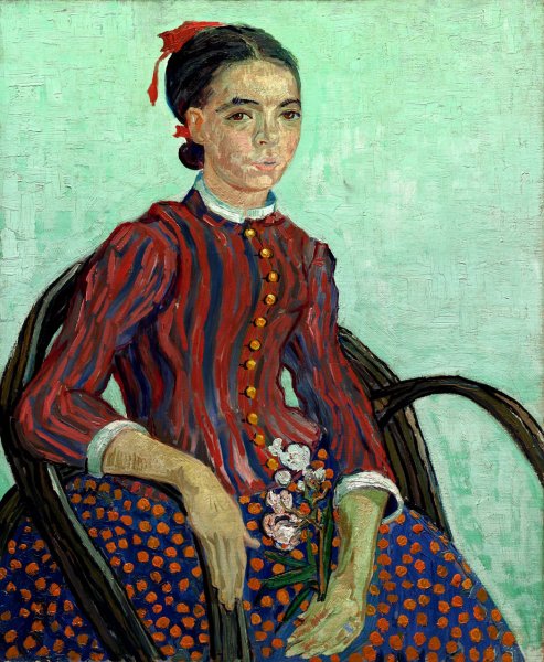 Молодая крестьянка Ван Гог