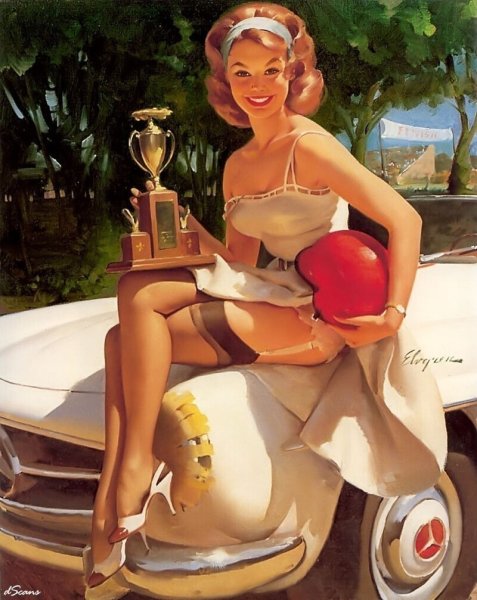 Художник Джил Элвгрен (Gil Elvgren)