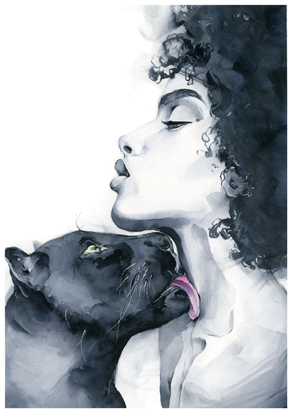 Девушка пантера