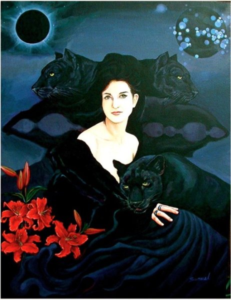 Образ женщины пантеры