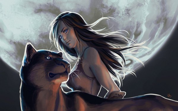 Девушка пантера