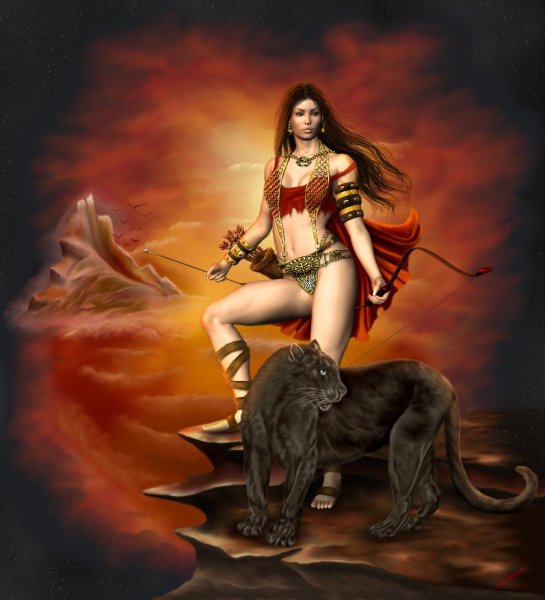 Диана охотница богиня