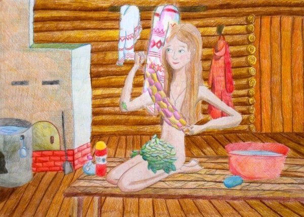 Зинаида Серебрякова баня 1926