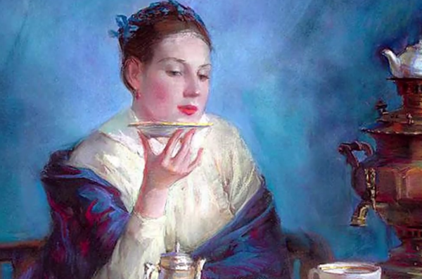 Русское чаепитие картина