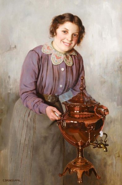 Художник Чарльз Спенслей чаепитие