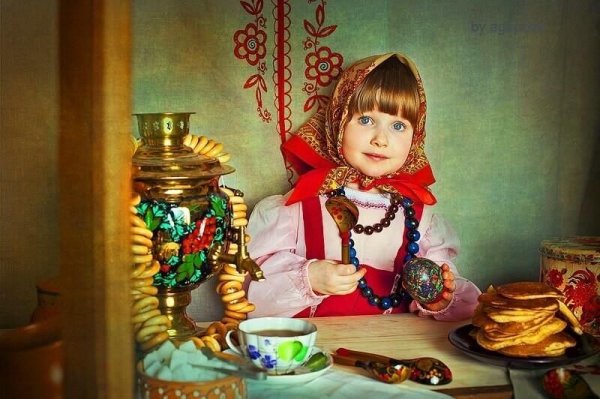 Девочка с самоваром