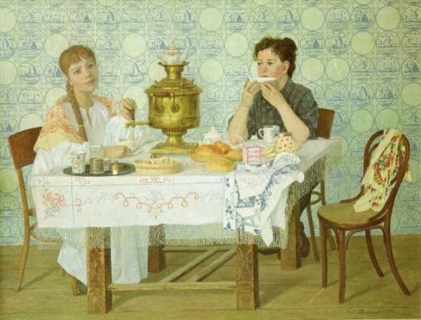 Девочка с самоваром