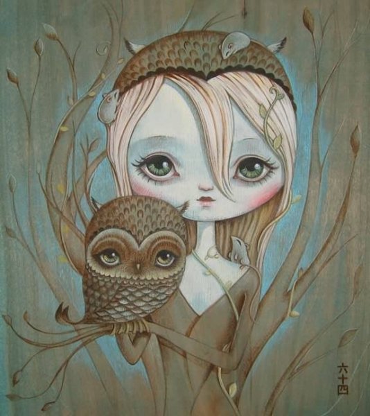Девушка с совой