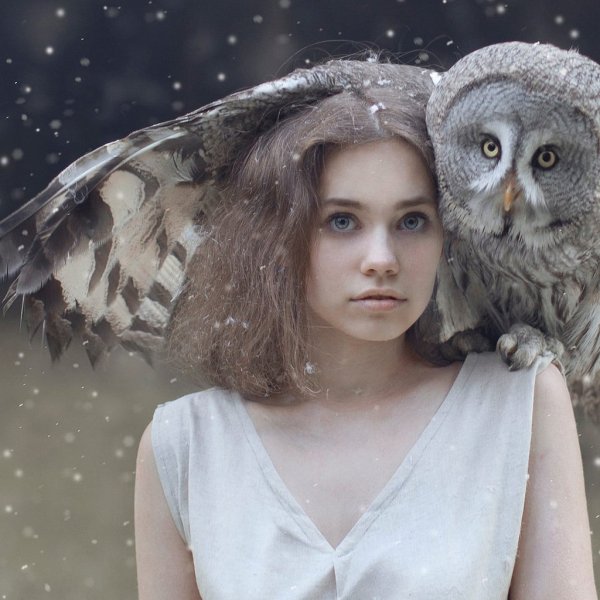 Девушка с совой