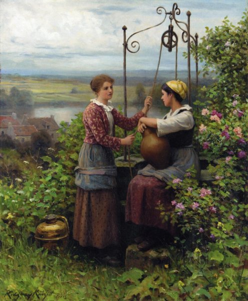 Дэниел Риджуэй Найт (Daniel Ridgway Knight), 1839-1924. Картины