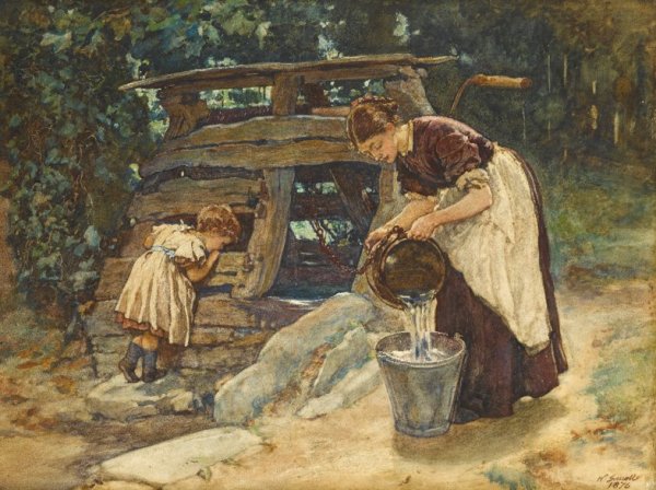 Ведро живопись