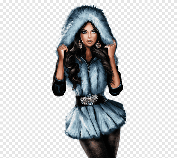 Зимние девушки фэнтези