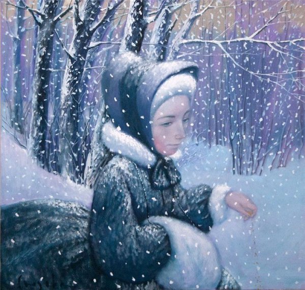 Сюзева Наталья картины о зиме