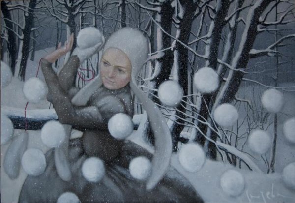 Сюзева Наталья зимние картины