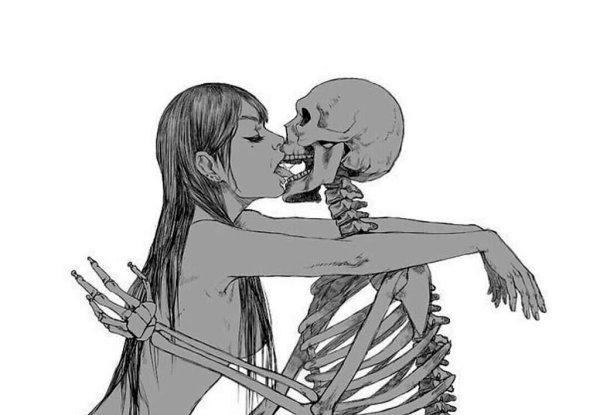 Череп с тёлками