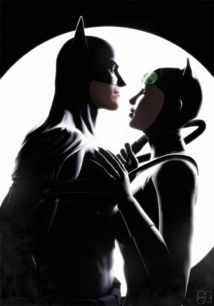Batman и женщина кошка