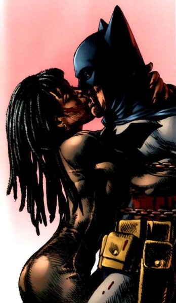 Бэтмен и женщина кошка любовь