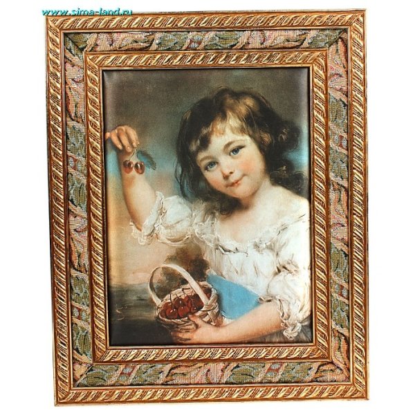 Девочка с вишнями картина