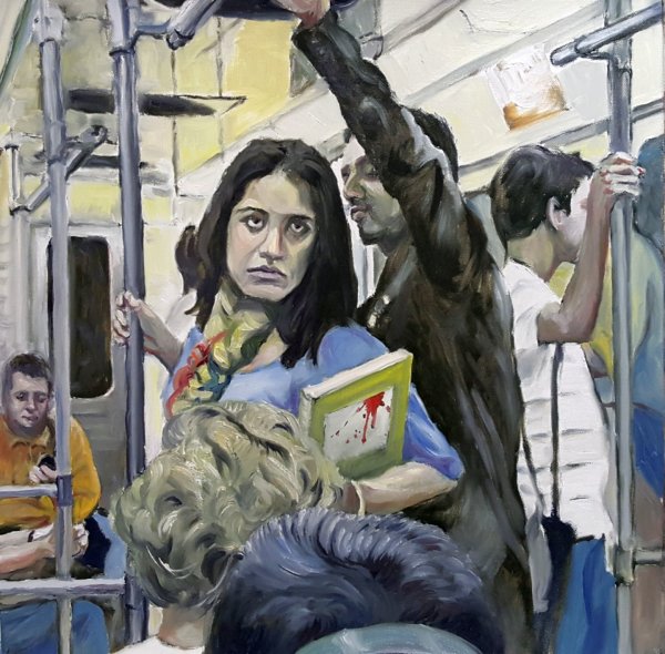 Метро в картинах художников