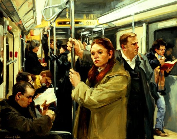 Метро живопись