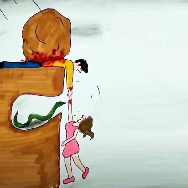 Мужчину придавило камнем