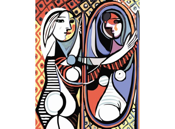 Пабло Пикассо девушка перед зеркалом