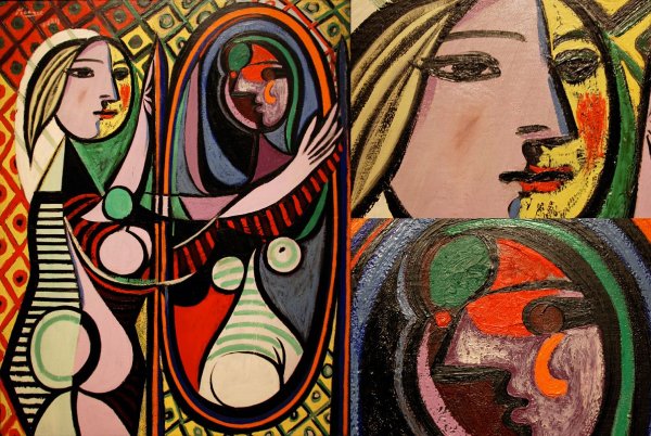 Пабло Пикассо девушка перед зеркалом